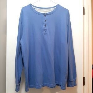 Covington Quarter Button Down Blue Long Sleeve Shirt XL